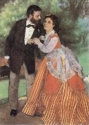 Pierre-Auguste Renoir The Painter Sisley and his Wife France oil painting artist